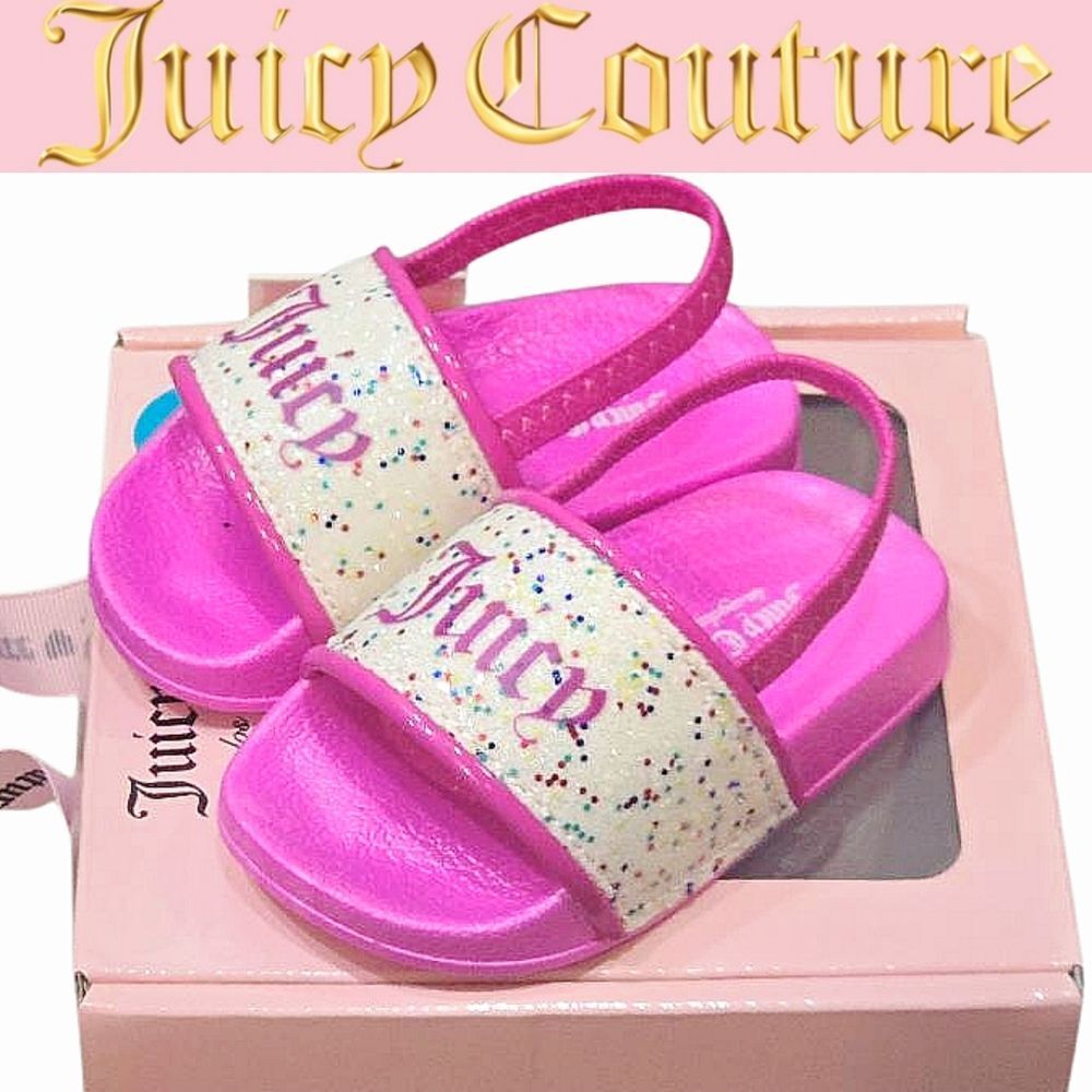 Juicy Couture Baby Los Rios Slingback Sandals- Confetti